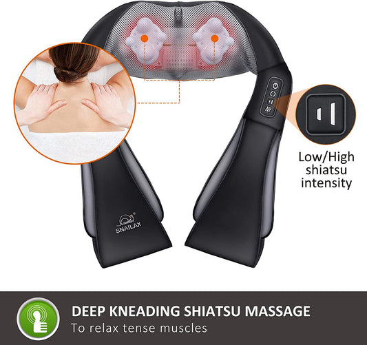 Shiatsu massager- Heat and Neck