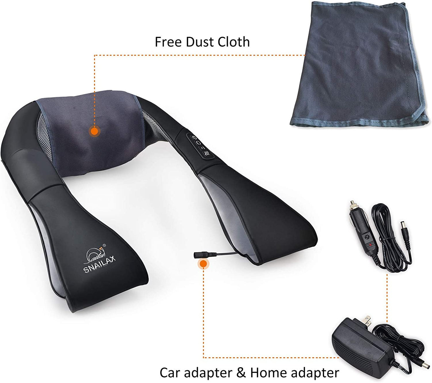 Shiatsu massager- Heat and Neck