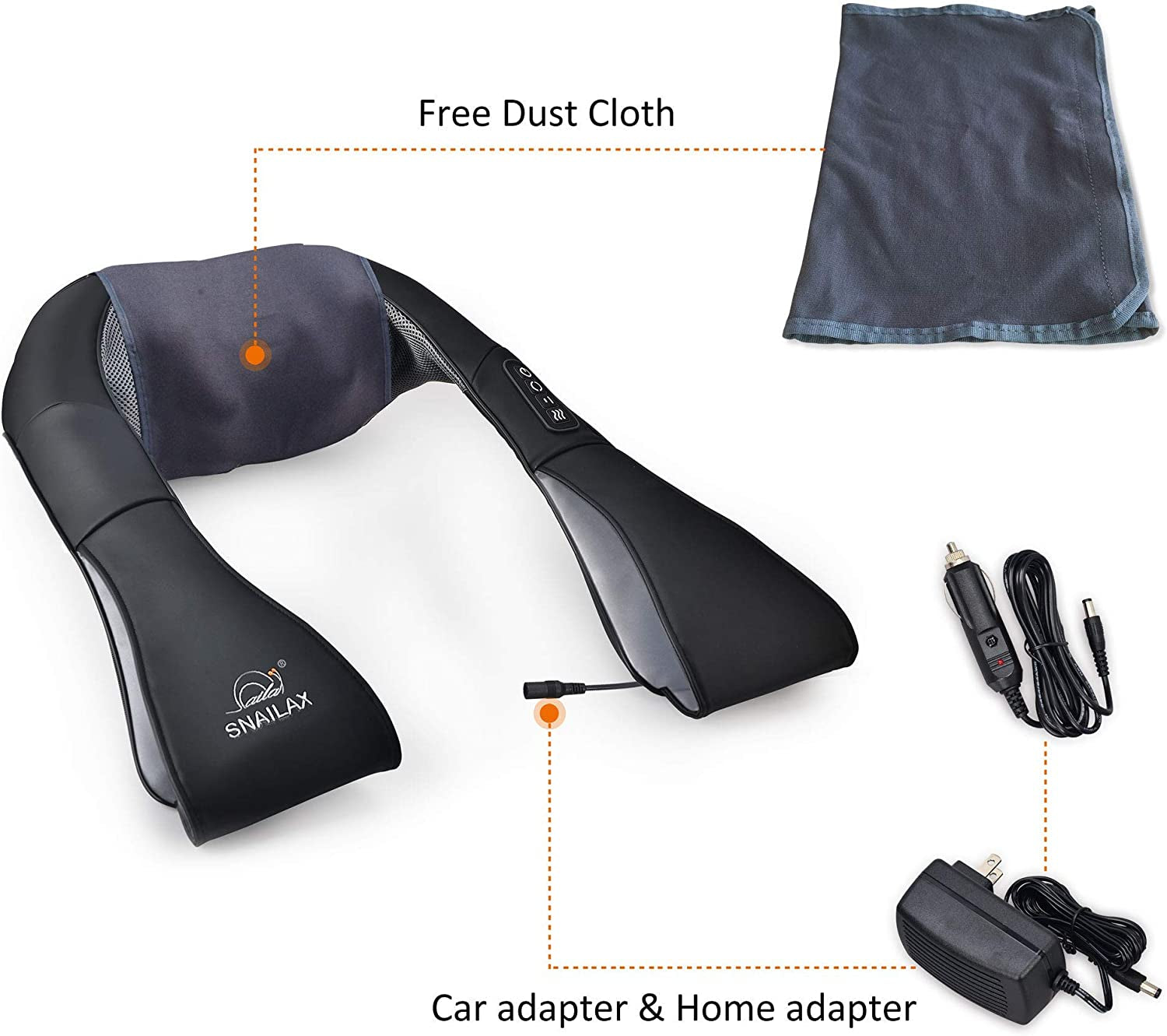 Shiatsu massager- Heat and Neck